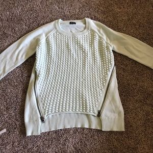 REVOLVE textured mint green sweater